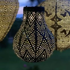 Solarlaterne 'Bulb 16', Petrol, Ø 16 X 20 Cm -Fashion Garden Store 2950100665 Bulb 16 Petrol 105783