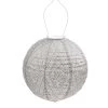 Solarlaterne 'Round 30', Helltaupe, Ø 30 X 29 Cm -Fashion Garden Store 2950100680 Round 30 105823