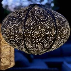 Solarlaterne 'Oval 40', Taupe, Ø 40 X 27 Cm -Fashion Garden Store 2950100685 Oval 40 Taupe 1 105798