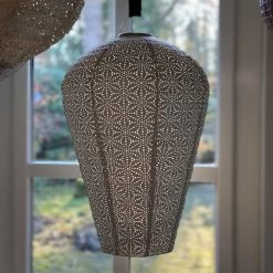 Solarlaterne 'Balloon XL', Helltaupe, Ø 35 X 50 Cm