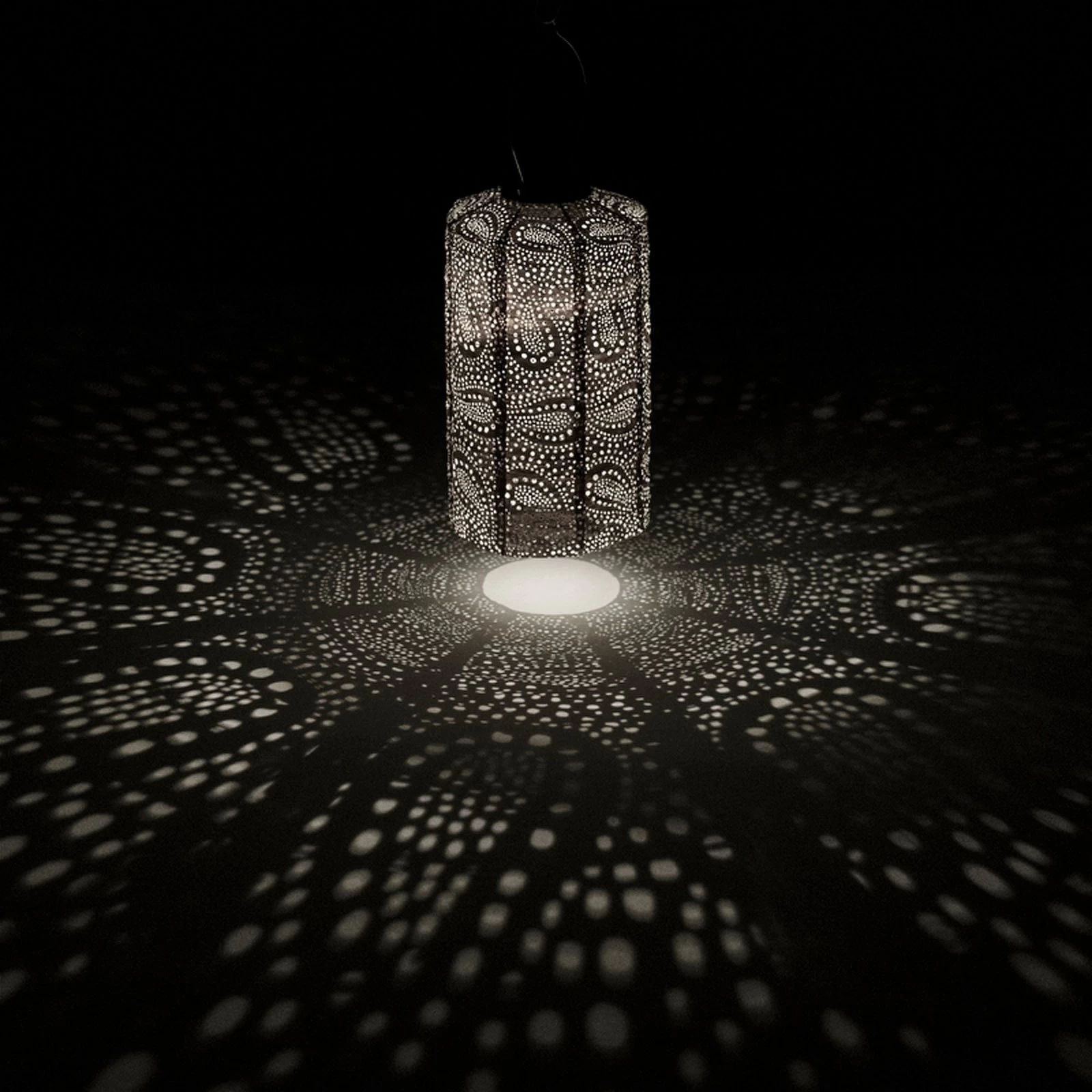 Solarlaterne 'Cylinder 18', Pink, Ø 18 X 33 Cm 6 Solarlaterne 'Cylinder 18', Pink, Ø 18 X 33 Cm – Bild 4