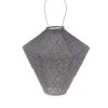 Solarlaterne 'Diamond 28 Ikat', Taupe, Ø 28 X 28 Cm -Fashion Garden Store 2950100692 Diamond 26 105833