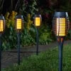 Solar Gartenfackel, 5er-Pack, Schwarz, 47 X 7,4 Cm 1 Solar Gartenfackel, 5er-Pack, Schwarz, 47 X 7,4 Cm -Fashion Garden Store 2950100738 solar gartenfackel schwarz 3 121805