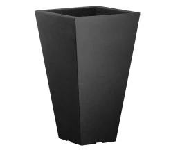 Pflanzgefäß "Capri" Quadratisch, Anthrazit