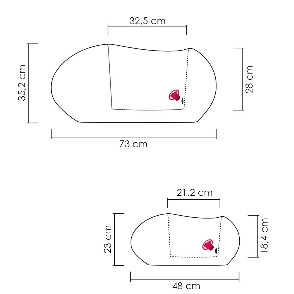 Pflanzstein Flow, Stony Black, Kunststoff 4 Pflanzstein Flow, Stony Black, Kunststoff – Bild 2
