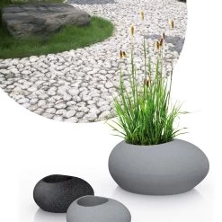 Pflanzstein Flow, Stony Grey, Kunststoff 9 Pflanzstein Flow, Stony Grey, Kunststoff -Fashion Garden Store 3210103633 3210103634 3210103635 3210103636 Pflanzstein Flow stony black grey 55927 1
