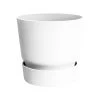 Pflanzgefäß „Greenville Round 25“ In Weiß Von Elho -Fashion Garden Store 3210103649 3210103653 3210103657 3210103661 Pflanzgefaess Greenville round weiss Varianten 25 30 40 47 61895