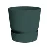Pflanzgefäß „Greenville Round 25“ In Leaf Green Von Elho -Fashion Garden Store 3210103650 3210103654 3210103658 3210103662 Pflanzgefaess Greenville round leaf green Varianten 25 30 40 47 61894