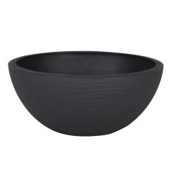 Pflanzschale Graphit Ella, Anthrazit, Ø 24,5 X H 10 Cm