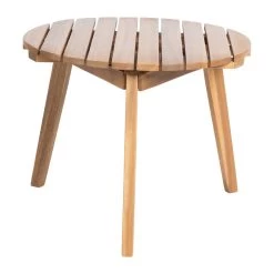 Hocker/Beistelltisch FSC®-Akazienholz Rund Ø Ca. 50 Cm, Höhe 40 Cm -Fashion Garden Store 3910201566 Hocker Beistelltisch Koelle 50cm rund 40cm FSC Akazie 48040