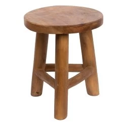 Wurzelholz-Hocker, Light Wax, Ø Ca. 25 Cm X H 30 Cm -Fashion Garden Store 3910201602 3910201632 Wurzelholz Hocker light Wax 2 106526
