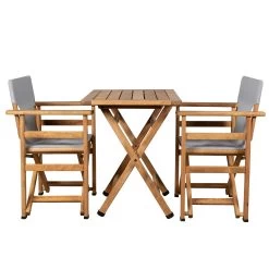 Holz-Regiesessel 'Matera' -Fashion Garden Store 3910201636 Holz Regiesessel Matera Textilen grau 10 102296