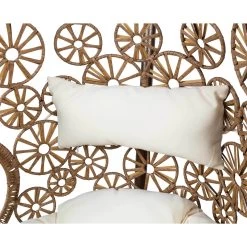 Hängesessel Rhodes, Natur, Inkl. Kissen, Handgewebt, 195 X 95 X 95 Cm -Fashion Garden Store 3910302500 Haengesessel Rhodes natur inkl Kissen ca95x95x195cm4 71992