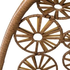 Hängesessel Rhodes, Natur, Inkl. Kissen, Handgewebt, 195 X 95 X 95 Cm -Fashion Garden Store 3910302500 Haengesessel Rhodes natur inkl Kissen ca95x95x195cm5 71991