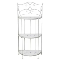 Mosaik-Regal Lille, Hellgrau, Lavendel-Mosaikfliesen, Ca. 28 X 53 X 126 Cm -Fashion Garden Store 3910302502 Mosaik Regal lille hellgrau ca28x53x126cm1 71999