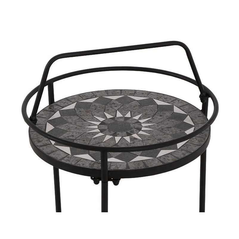 Siena Garden Serviertisch, Como, Matt Schwarz, Ca. 71 X 70 X 35 Cm 7 Siena Garden Serviertisch, Como, Matt Schwarz, Ca. 71 X 70 X 35 Cm – Bild 5