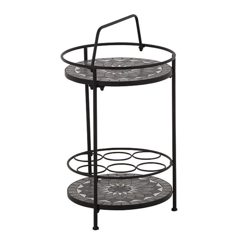 Siena Garden Serviertisch, Como, Matt Schwarz, Ca. 71 X 70 X 35 Cm 5 Siena Garden Serviertisch, Como, Matt Schwarz, Ca. 71 X 70 X 35 Cm – Bild 3