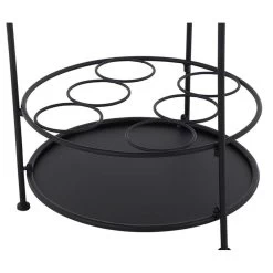 Beistelltisch 'Siero', Siena Garden, Anthrazit, Höhe 74 X Ø 41 Cm -Fashion Garden Store 3910302596 Beistelltisch Siero Stahl matt schwarz Masse D42cm H74cm 8 84308