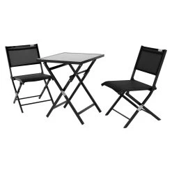 Doppler Alu-Balkonset 'Expert', 3-tlg., Anthrazit -Fashion Garden Store 3910302641 Alu Balkonset Expert 3tlg 4 102429