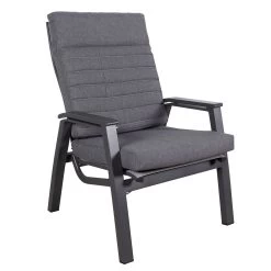 Loungesessel 'Paris', Grau/schwarz -Fashion Garden Store 3910302694 Loungesessel Paris inkl Auflage 13 118550