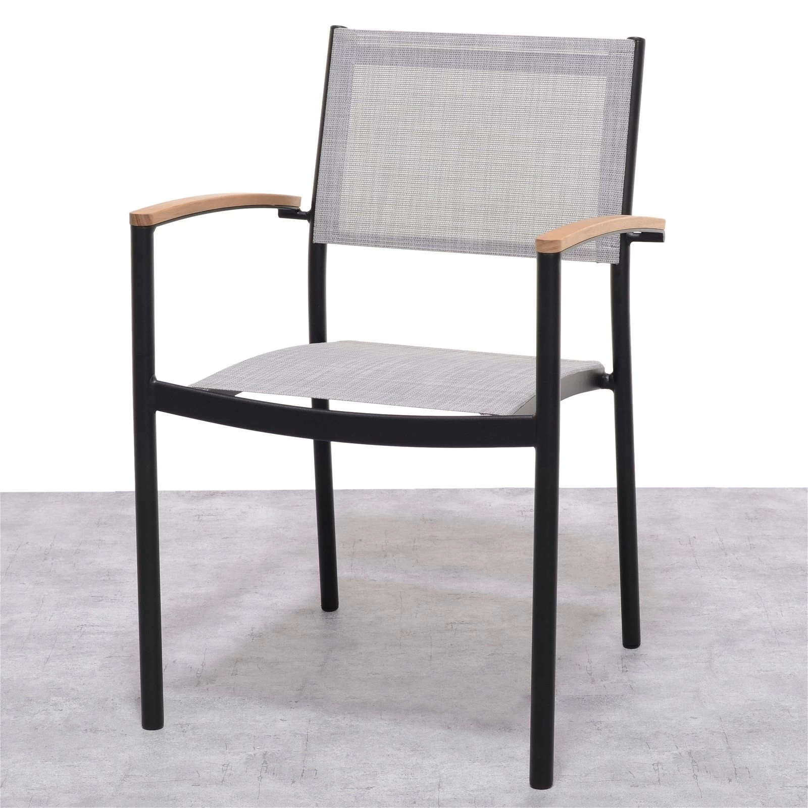 Stapelsessel 'Vera', Mattschwarz/birkengrau, Ca. 83 X 55 X 55 Cm 7 Stapelsessel 'Vera', Mattschwarz/birkengrau, Ca. 83 X 55 X 55 Cm – Bild 5