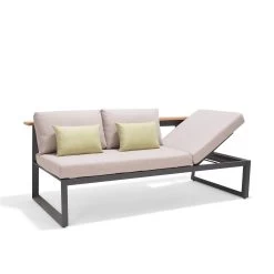 Dining-Bank 'Jimmy', 3-Sitzer, Grau, Ca. 191 X 89 X 75 Cm -Fashion Garden Store 3910302713 Dining Bank Jimmy 3 Sitzer inkl Auflagen 1 5 121620