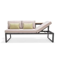 Dining-Bank 'Jimmy', 3-Sitzer, Grau, Ca. 191 X 89 X 75 Cm -Fashion Garden Store 3910302713 Dining Bank Jimmy 3 Sitzer inkl Auflagen 2 121613