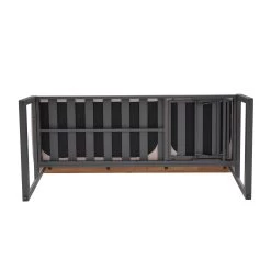 Dining-Bank 'Jimmy', 3-Sitzer, Grau, Ca. 191 X 89 X 75 Cm -Fashion Garden Store 3910302713 Dining Bank Jimmy 3 Sitzer inkl Auflagen 9 121606