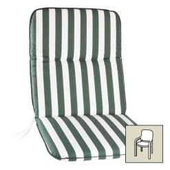 Best Niederlehnerauflage Grün/weiß, Ca. 100 X 50 Cm -Fashion Garden Store 3910407114 Niederlehnerauflage gruen weiss ca100x50cm Dessin0269 24820