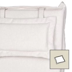 Sitzkissen Samoa Blanko 9013, Ca. 45 X 47 Cm, Robust, Waschbar