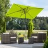 Mittelstockschirm 'Tunis', Ca. 270 X 150 Cm -Fashion Garden Store 3910503165 Sonnenschirm Tunis apfelgruen 2 90571