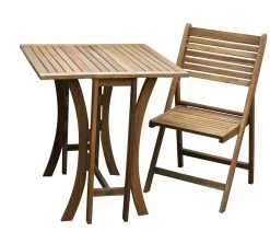 Tisch "Saigon" FSC®-Akazienholz, Ca. 70x70 Cm -Fashion Garden Store 3910700369 Tisch Saigon 70x70cm FSC Akazie Koelle 26393