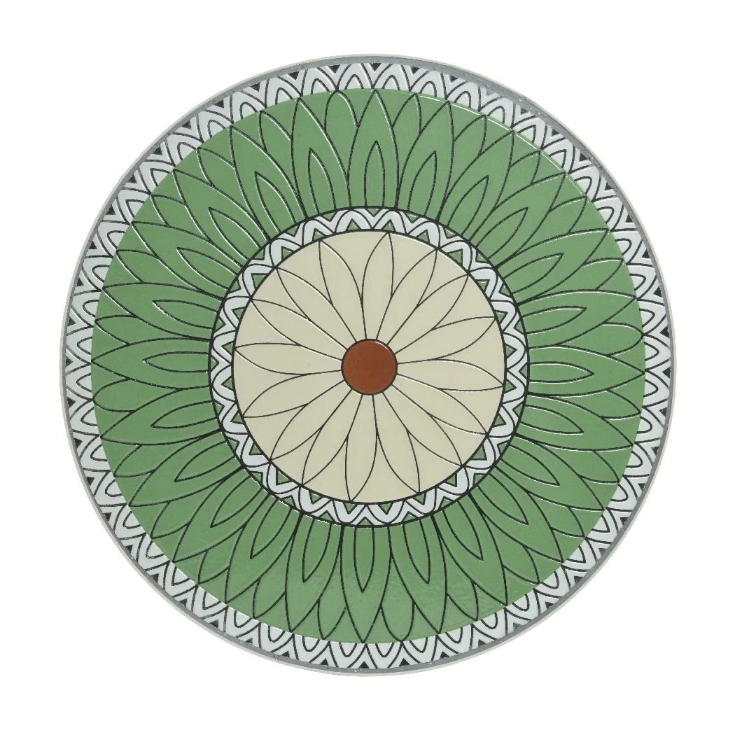 Bistro-Klapptisch 'Vigo', Grün Mit Blumenmosaik 4 Bistro-Klapptisch 'Vigo', Grün Mit Blumenmosaik – Bild 2