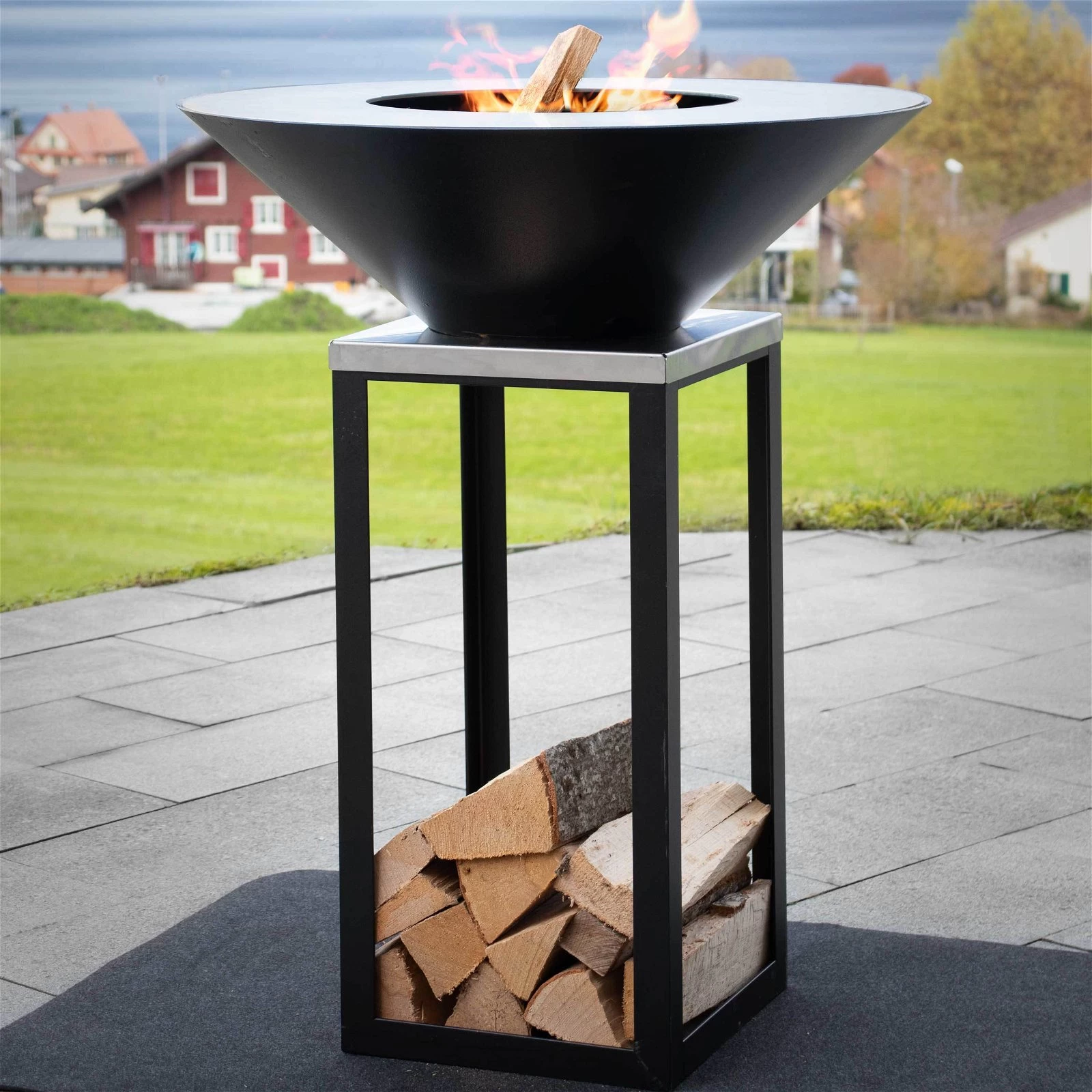 Feuerschale Fyro 80, Zweiteilig, 102 X 80 X 80 Cm 3 Feuerschale Fyro 80, Zweiteilig, 102 X 80 X 80 Cm