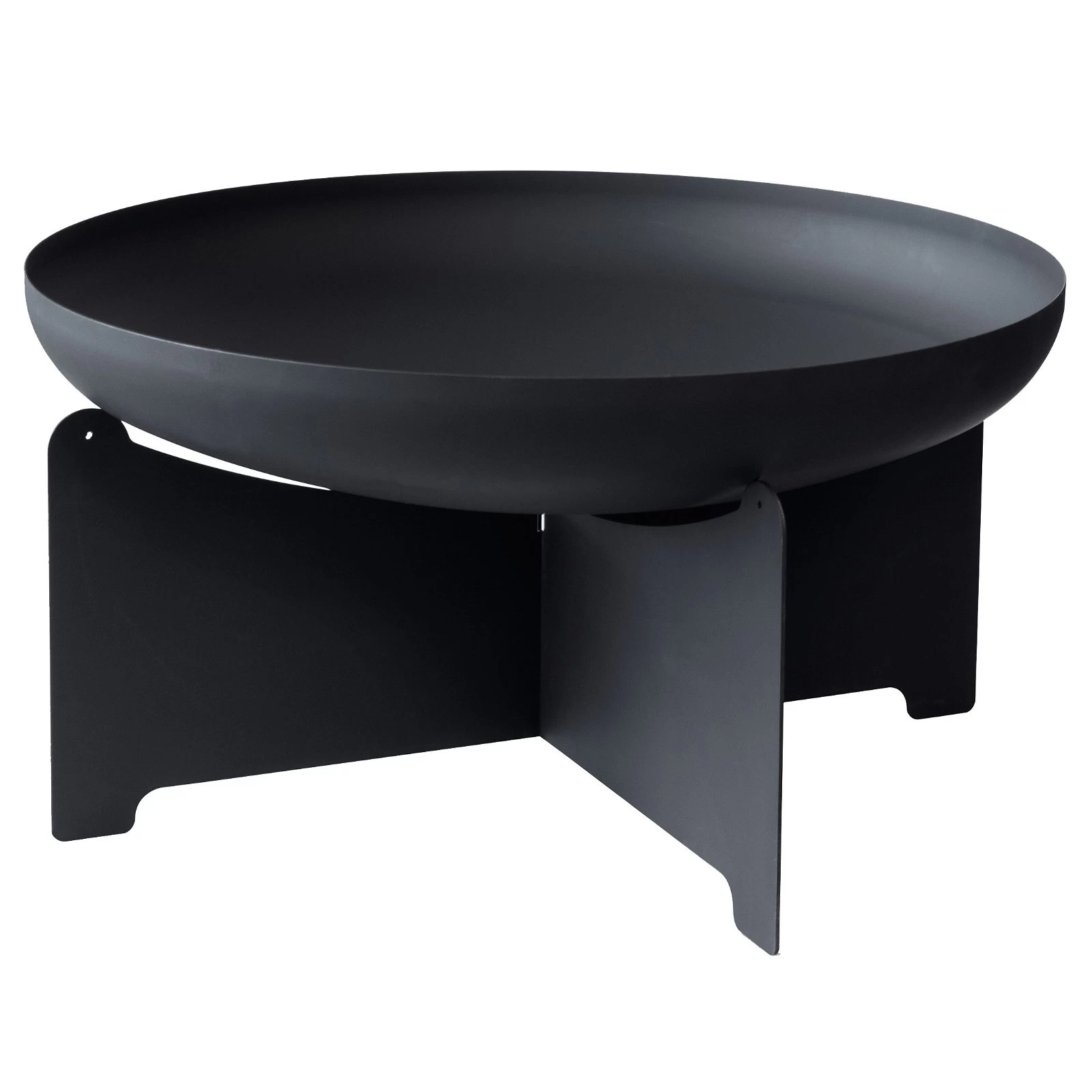 Edelstahl- Feuerstelle 'X 70', Schwarz, 40 X 75 Cm 3 Edelstahl- Feuerstelle 'X 70', Schwarz, 40 X 75 Cm