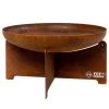Edelstahl-Feuerstelle 'X 70', Rost, 40 X 75 Cm -Fashion Garden Store 3920100745 3920100751 Feuerschale X70 rost 1 109407