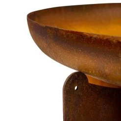 Edelstahl-Feuerstelle 'X 70', Rost, 40 X 75 Cm -Fashion Garden Store 3920100745 Feuerschale X70 rost 1 125224