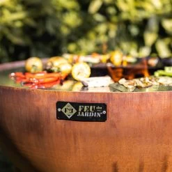 Edelstahl-Feuerstelle 'TRIA', Rost, 100 X 55 X 100 Cm -Fashion Garden Store 3920100752 Feuerstelle TRIA rost 3 110904