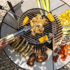 Edelstahl-Feuerstelle 'TRIA', Rost, 100 X 55 X 100 Cm -Fashion Garden Store 3920100752 Feuerstelle TRIA rost ca100x55x100cm 3 125230