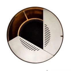 Edelstahl-Feuerstelle 'TRIA', Rost, 100 X 55 X 100 Cm -Fashion Garden Store 3920100752 Feuerstelle TRIA rost ca100x55x100cm 5 125228