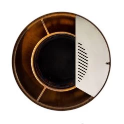 Edelstahl-Feuerstelle 'TRIA', Rost, 100 X 55 X 100 Cm -Fashion Garden Store 3920100752 Feuerstelle TRIA rost ca100x55x100cm 7 125234