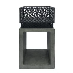 Feuerschale 'Malung', Beton, 35 X 35 X 46 Cm