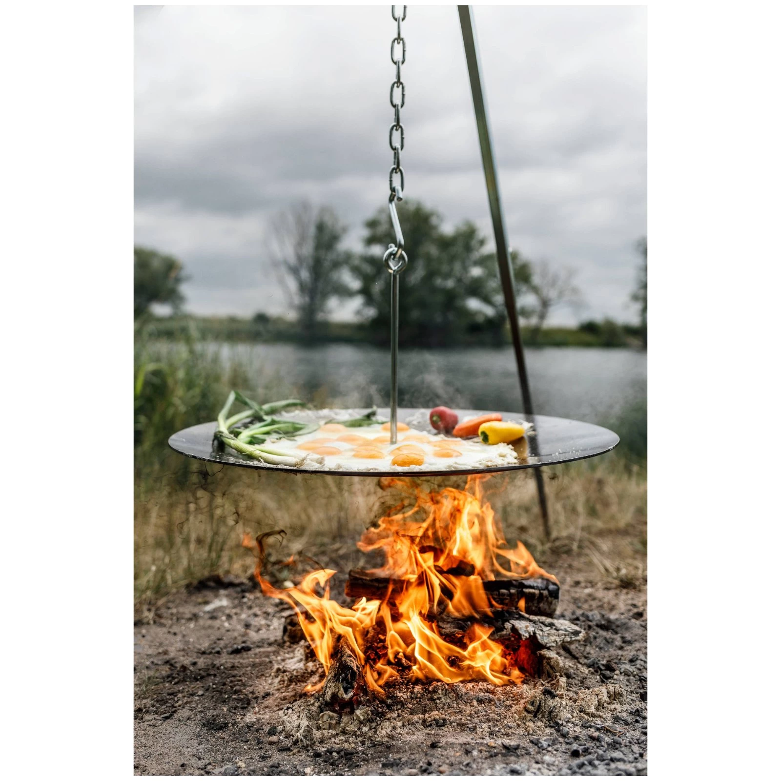 Hängeschale Petromax, Schwarz, Stahl, Ca. Ø 56 X H 28,7 Cm 3 Hängeschale Petromax, Schwarz, Stahl, Ca. Ø 56 X H 28,7 Cm – Bild 2