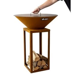 Metalldeckel Für Feuerstelle 'Fyro', Ø Ca. 80 Cm -Fashion Garden Store 3920502247 Metalldeckel fuer Feuerstelle Fyro ca 80cm rund 4 119668