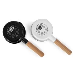 Petromax Stieltopf, Weiß, Edelstahl/Holz, Ca. 500 Ml -Fashion Garden Store 3920502262 petromax emaille stieltopf 4 121450