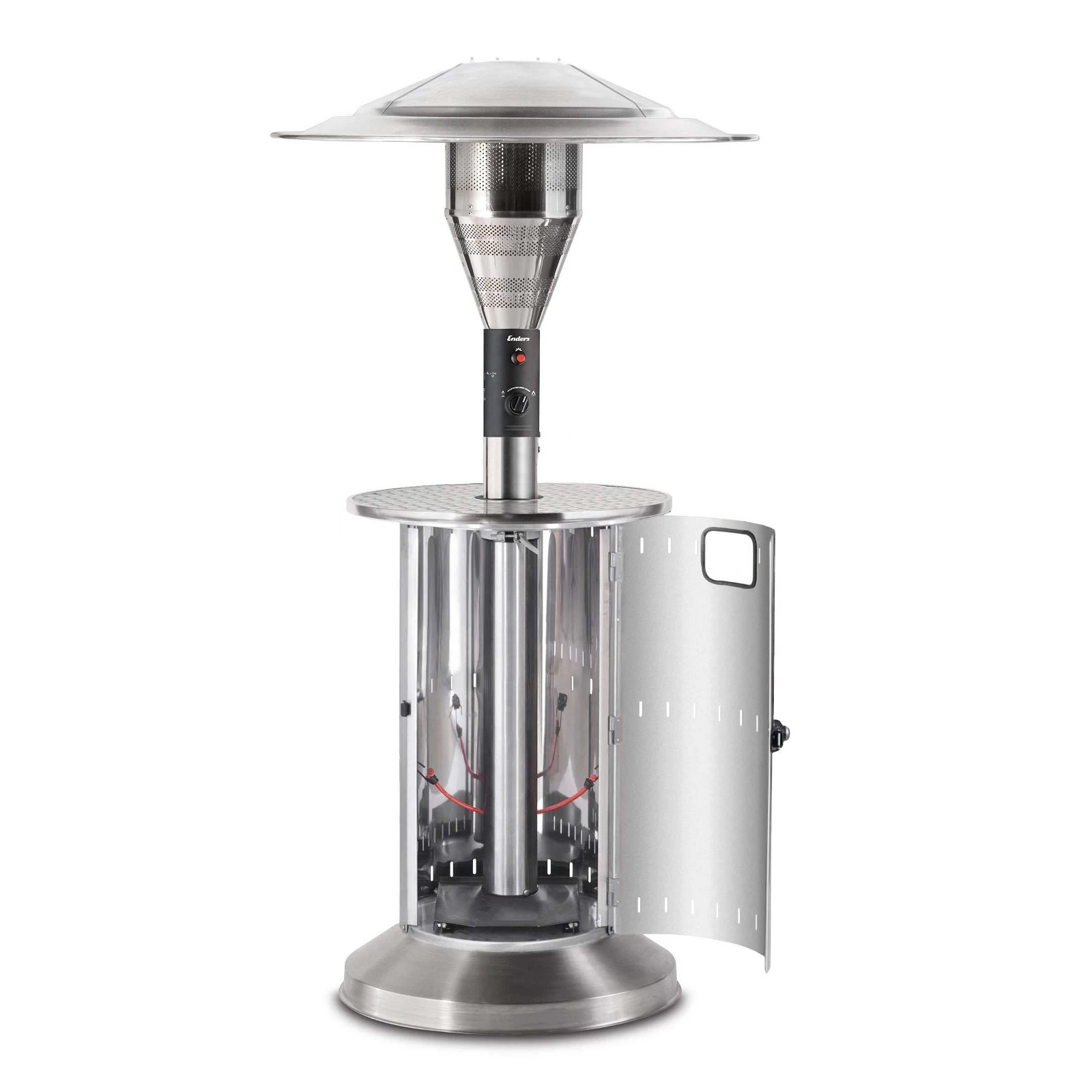 Enders Heizstrahler-Pilz Commercial, Gebürsteter Edelstahl, 230 X 88 Cm 4 Enders Heizstrahler-Pilz Commercial, Gebürsteter Edelstahl, 230 X 88 Cm – Bild 2