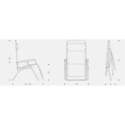 Lafuma Relaxsessel 'R Clip', Ocean -Fashion Garden Store 3930401086 Relaxsessel R Clip Batyline Ocean II 5 118775