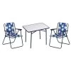 Best Kinder-Campinggruppe, 3-tlg., Blau 2 Best Kinder-Campinggruppe, 3-tlg., Blau -Fashion Garden Store 3940100131 Kinder Camping Gruppe 2x Klappsessel 1x Tisch 1 100733