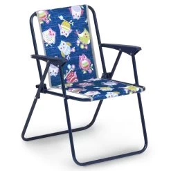 Best Kinder-Campinggruppe, 3-tlg., Blau -Fashion Garden Store 3940100131 Kinder Camping Gruppe 2x Klappsessel 1x Tisch 2 100732