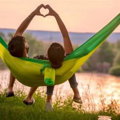 LA SIESTA Singe-Reisehängematte Colibri 3.0, Palm, Nylon, Bis 180 Kg, Reißfest, Leicht -Fashion Garden Store 3940200282 Single Reisehaengematte Colibri 3 0 palm Nylon Stoff 14 61217